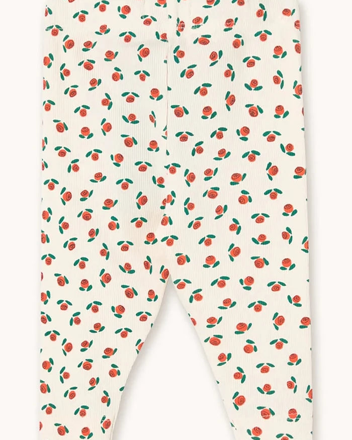 Tinycottons TINY ROSES RIB BEBEK PANTOLON
