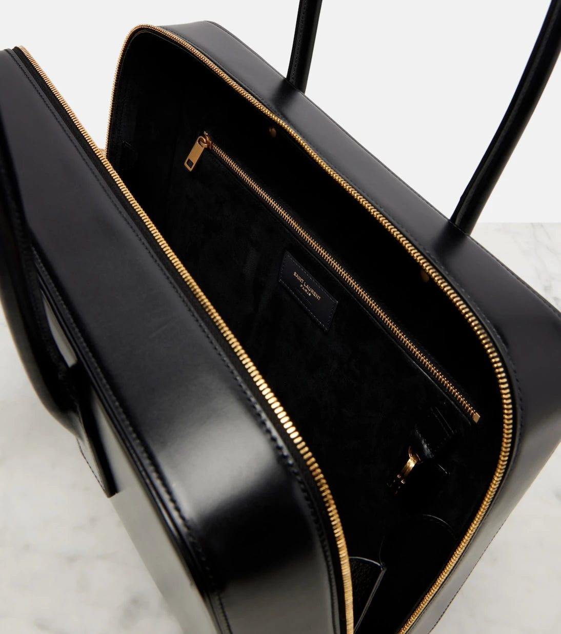 Saint Laurent - Sac De Jour leather tote bag