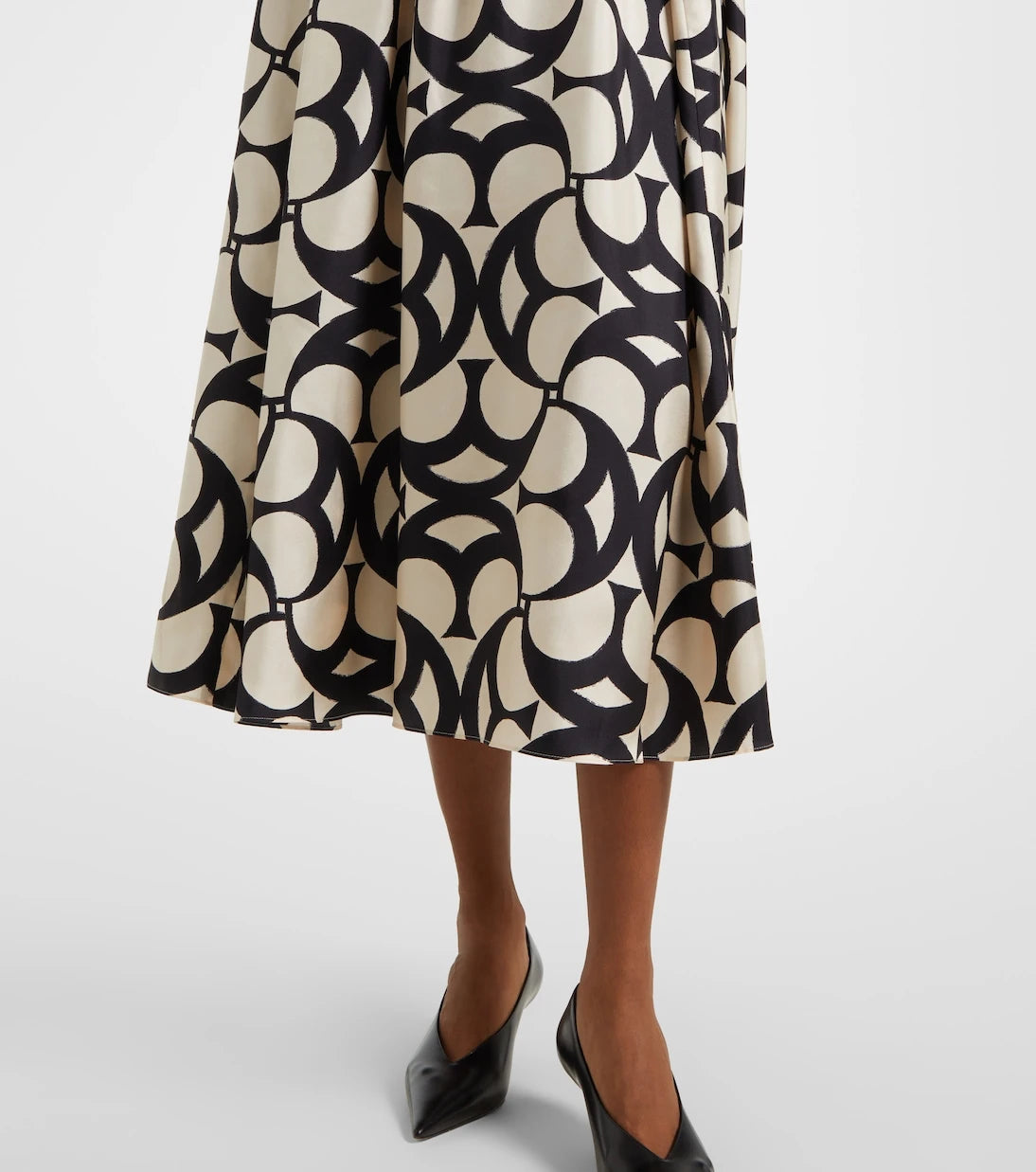 'S Max Mara - Nina silk twill maxi dress