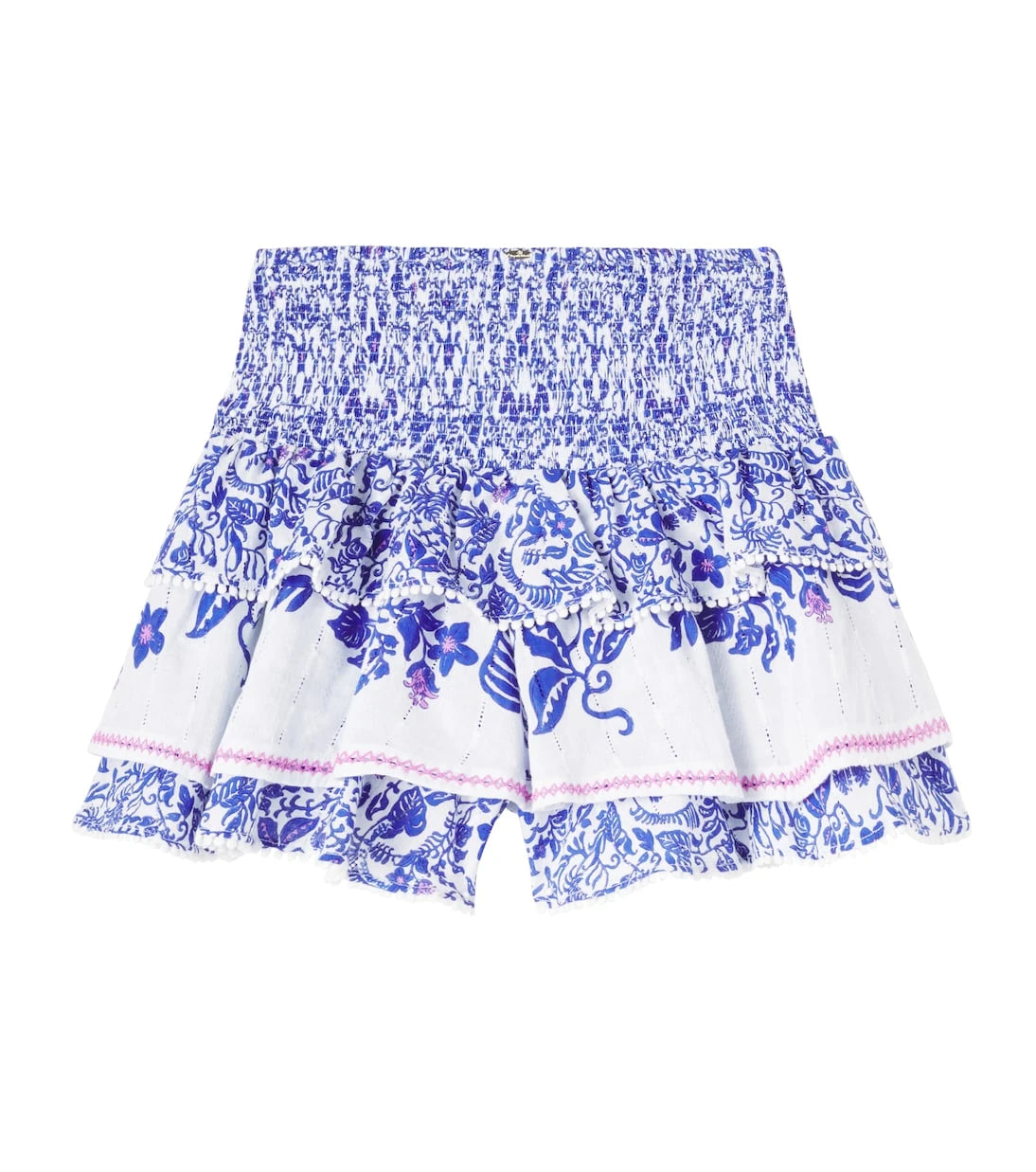 Poupette St Barth Kids - Alizee floral ruffled cotton skort