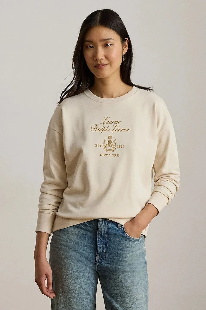 Lauren Ralph Lauren pamuklu kadın sweatshirt