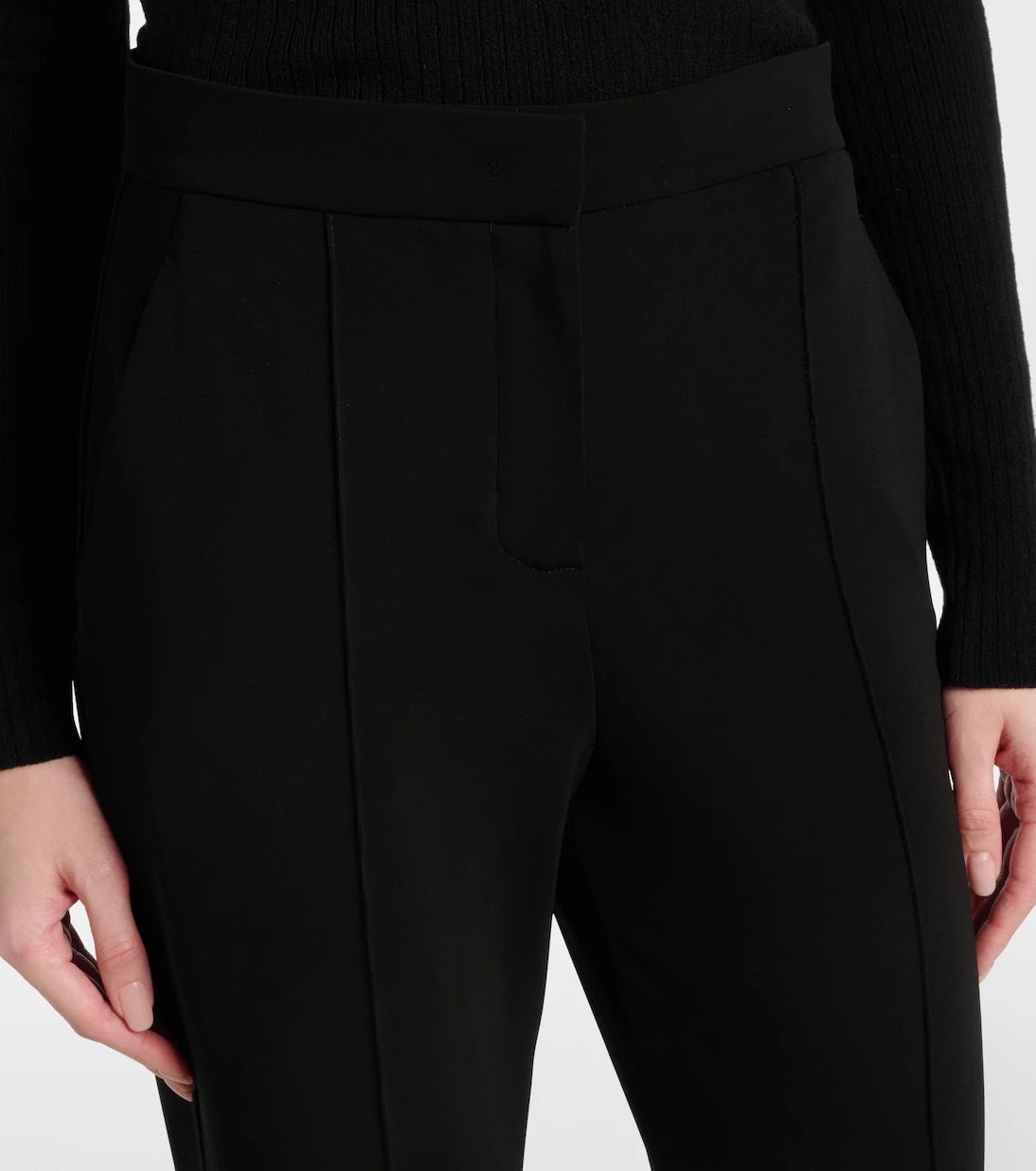 Max Mara - Dinda high-rise jersey straight pants