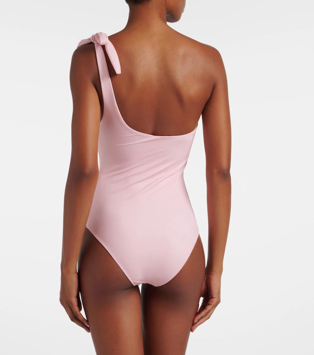 Farm Rio - Anturium one-shoulder swimsuit