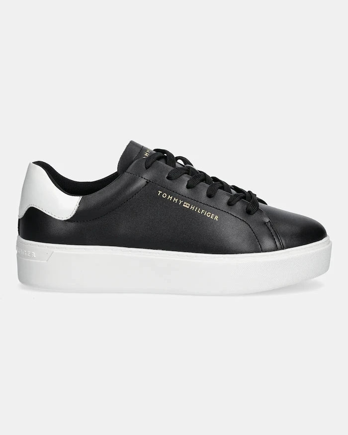 Tommy Hilfiger CHIC PLATFORM CUPSOLE PATENT Deri Spor Ayakkabı