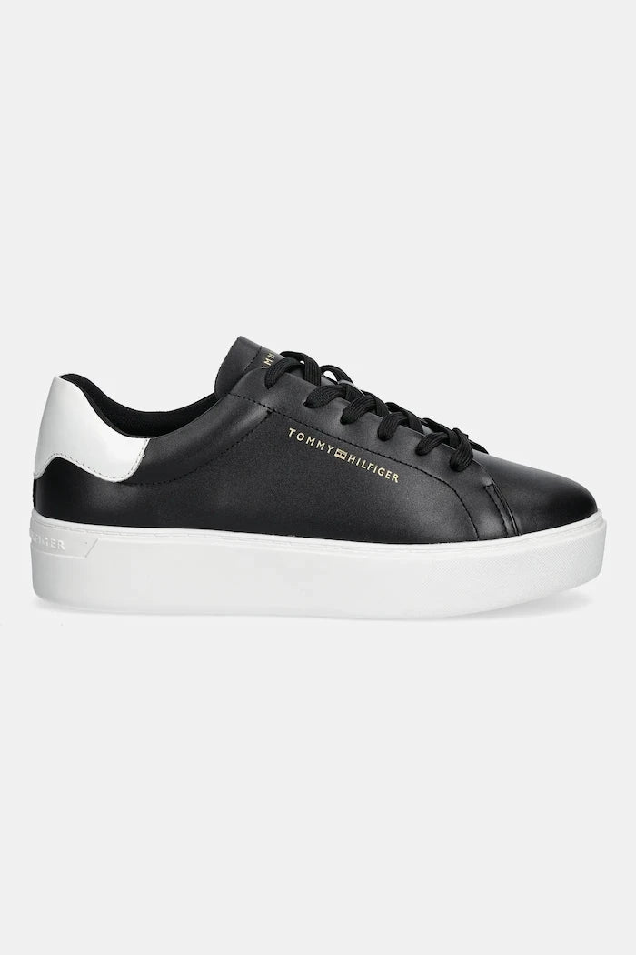 Tommy Hilfiger CHIC PLATFORM CUPSOLE PATENT Deri Spor Ayakkabı