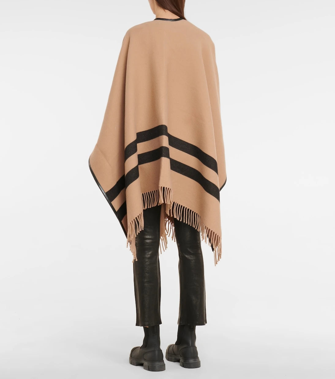 Moncler - Wool logo cape