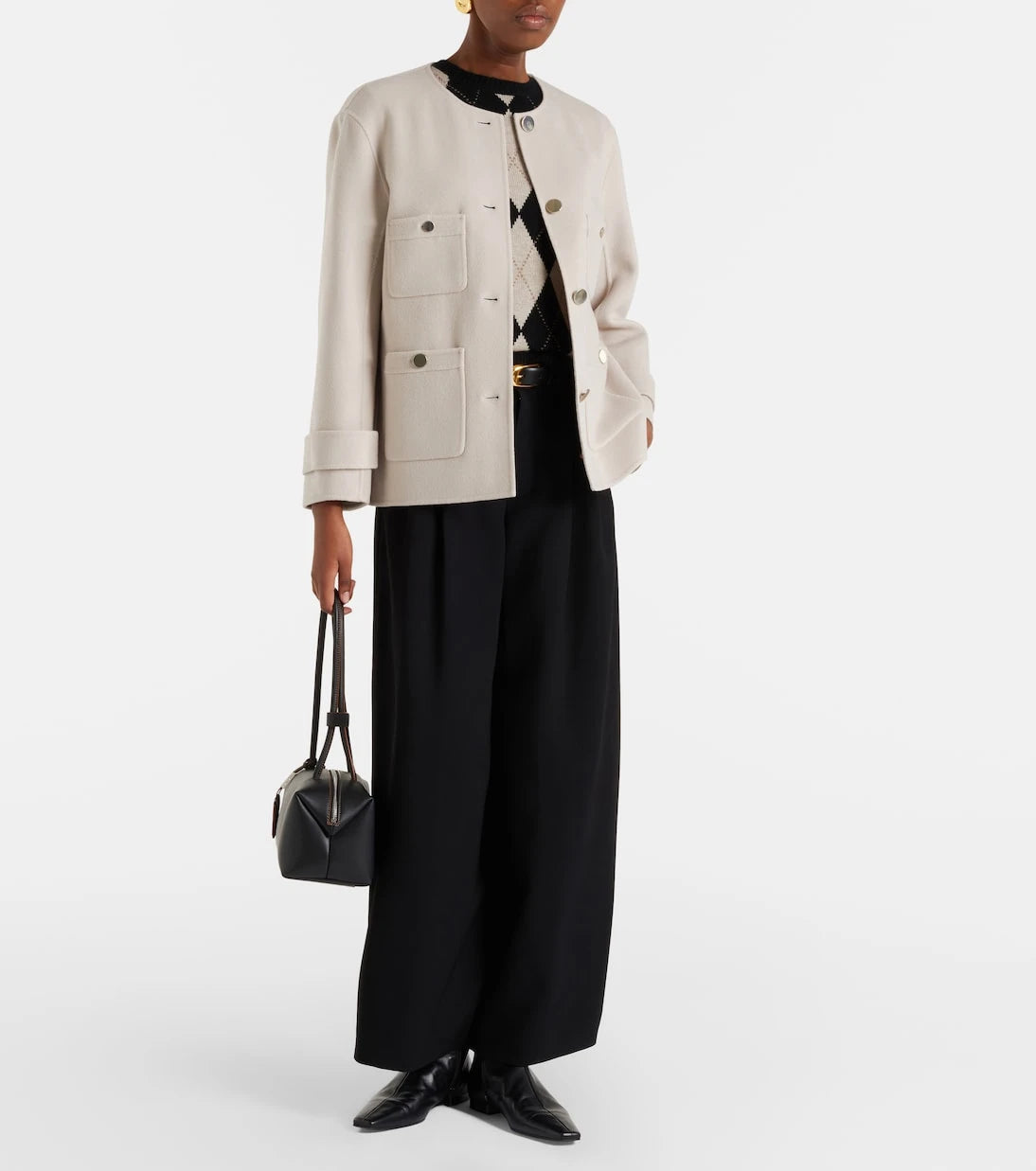 'S Max Mara - جاكيت ألبا من صوف فيرجن