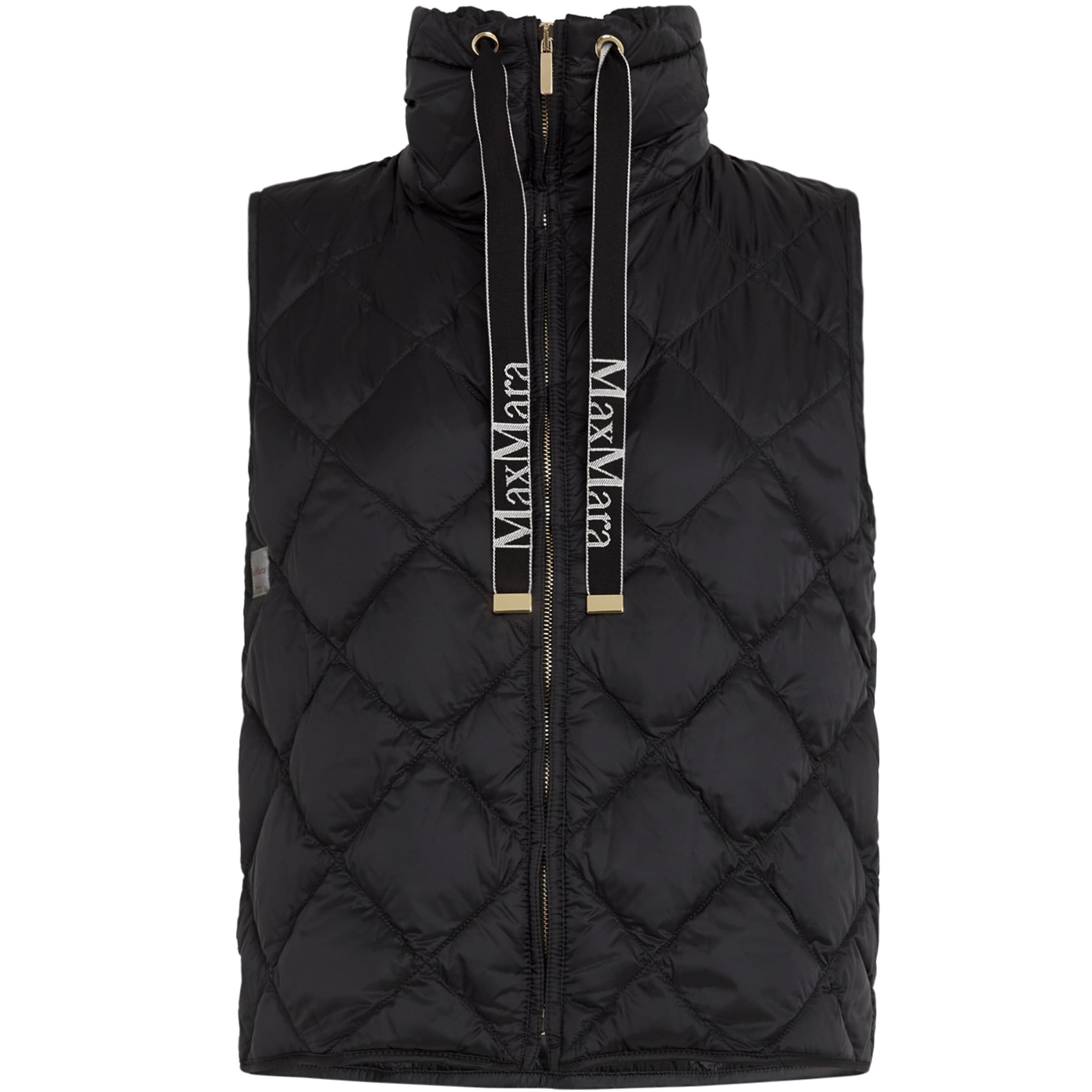 Black Down-Padded Gilet