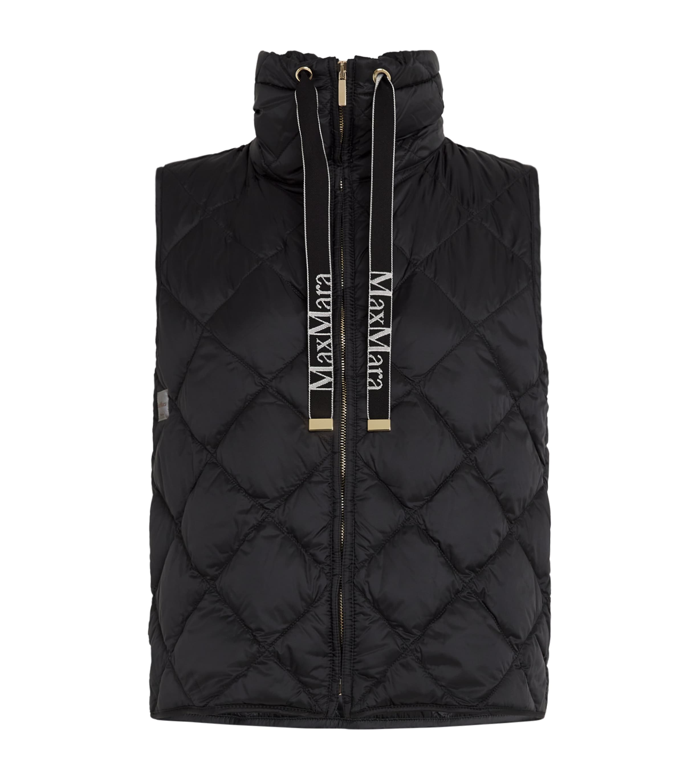 Black Down-Padded Gilet