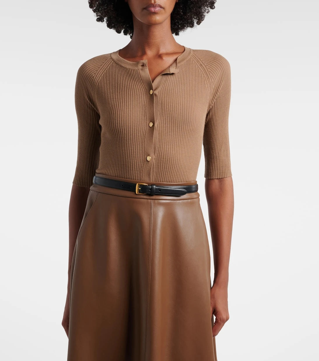 'S Max Mara - Cropped virgin wool cardigan