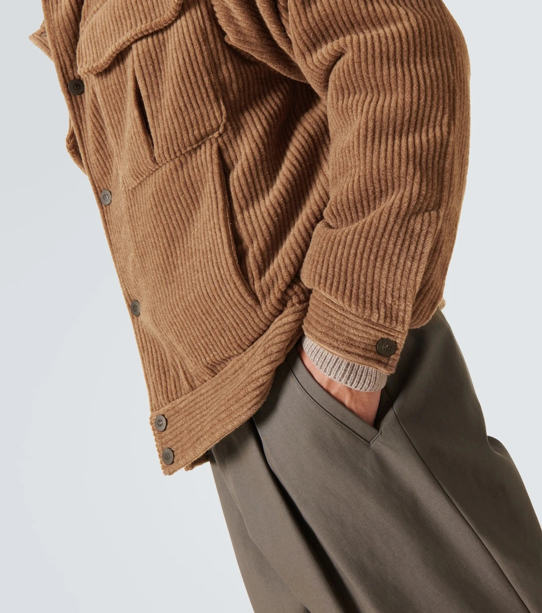 Giorgio Armani - Wool and cashmere velvet blouson