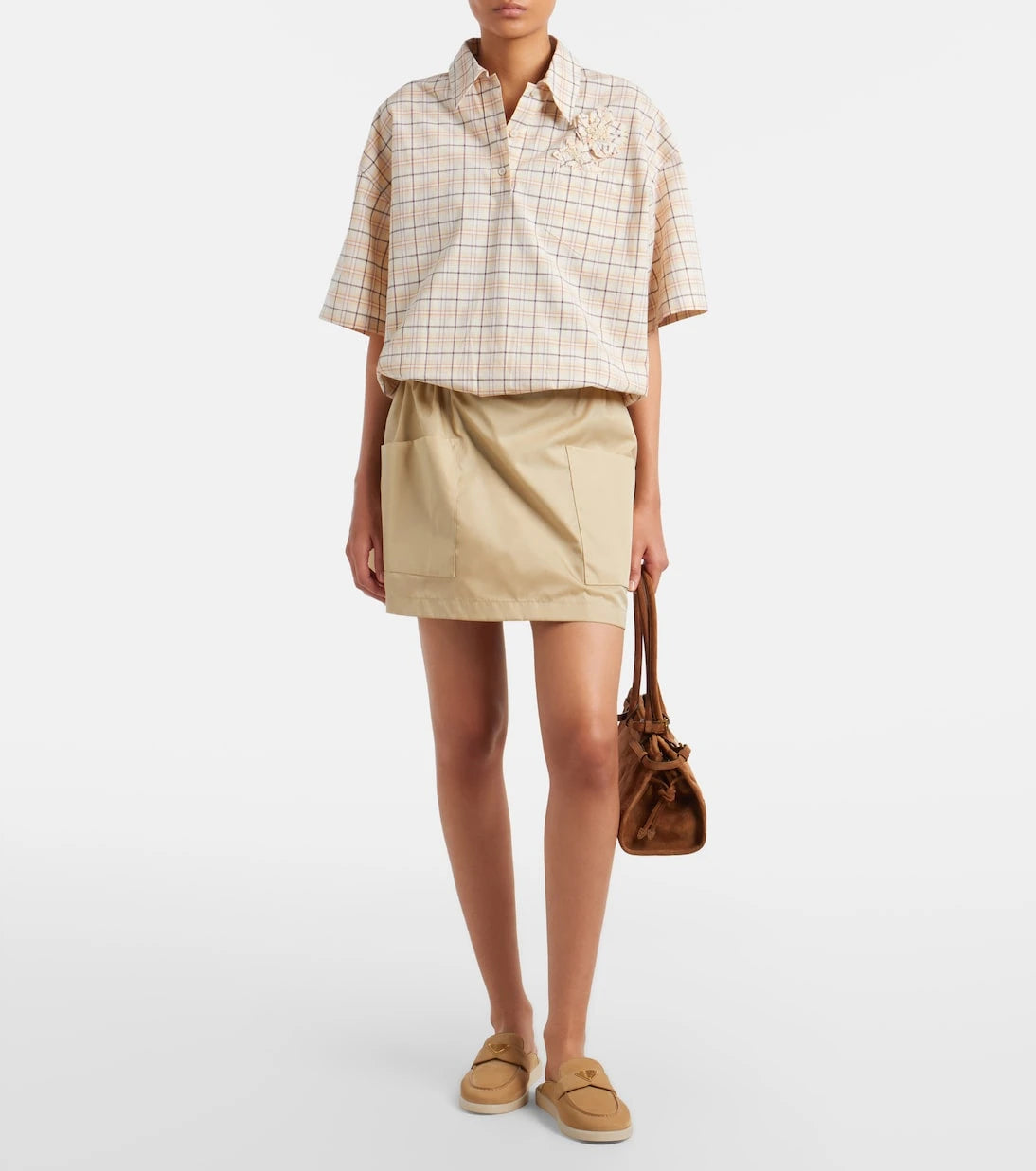 Prada - Suede mules