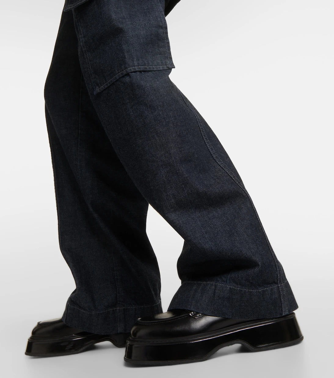 AG Jeans - x EmRata Amia high-rise cargo jeans