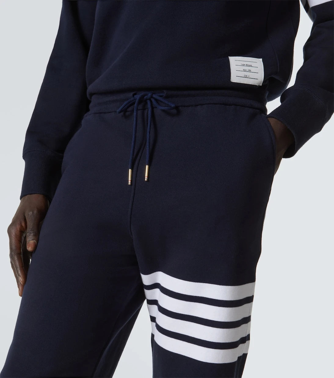 Thom Browne - 4-Bar cotton sweatpants