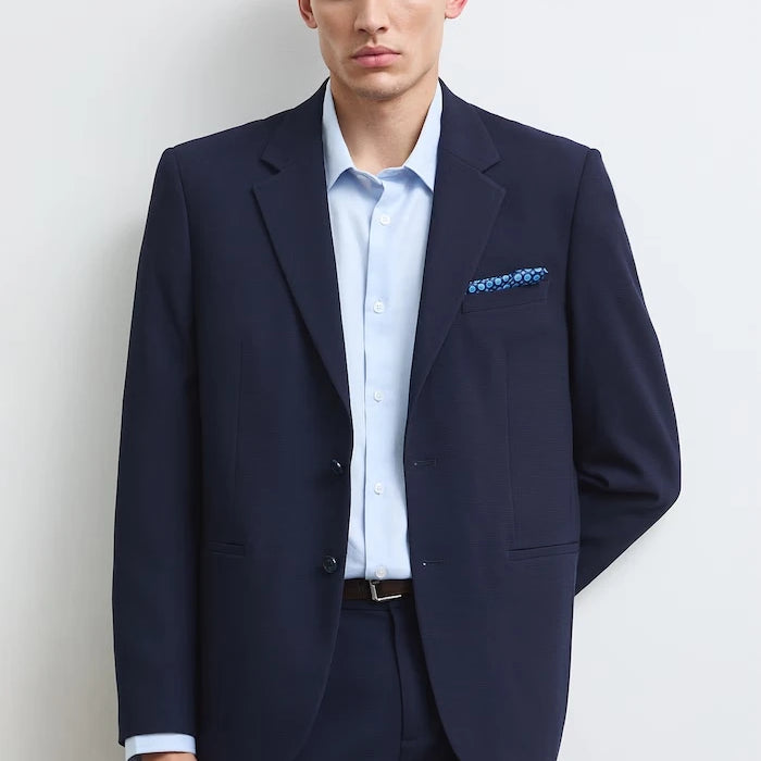 Tek düğmeli erkek blazer ceket