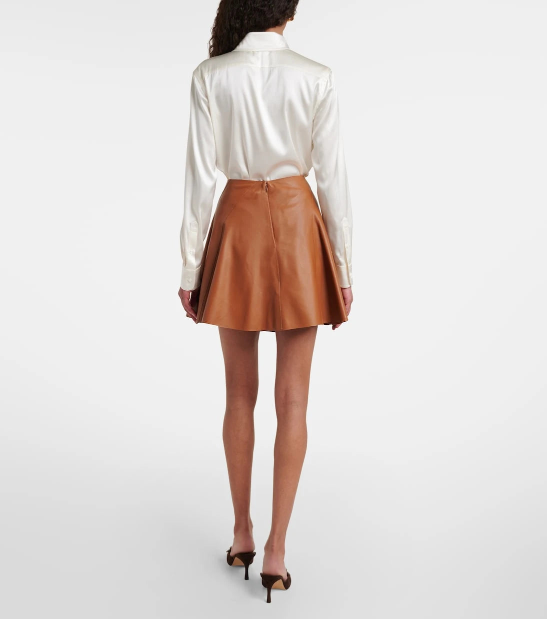 Ralph Lauren Collection - Leather miniskirt