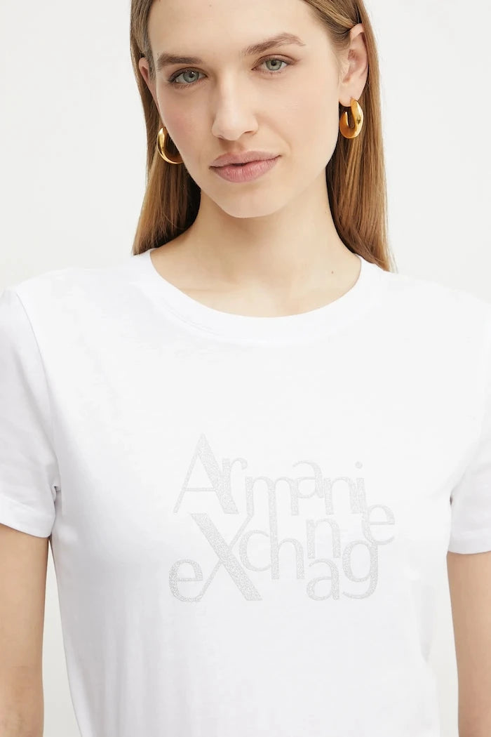 Памучна тениска Armani Exchange