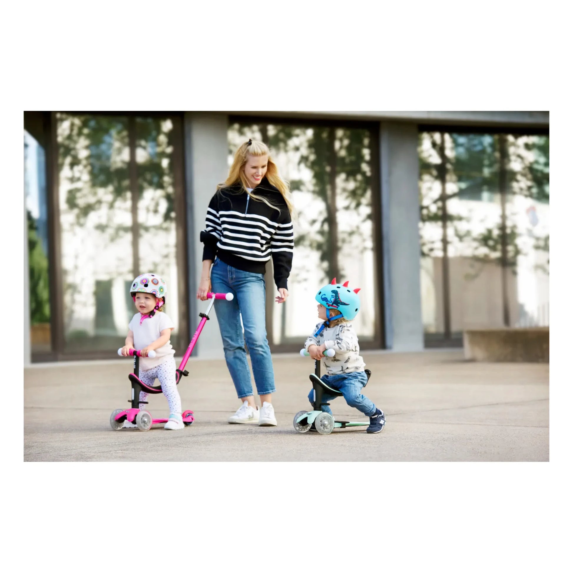 Micro - Mini 3in1 LED scooter | Raspberry Red