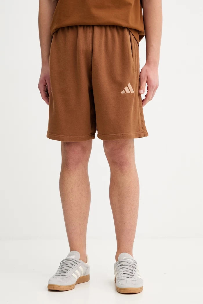 Памучен къс панталон adidas