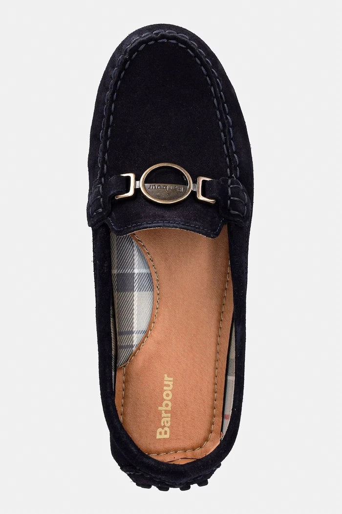 Barbour мокасини дамски от велур Laire