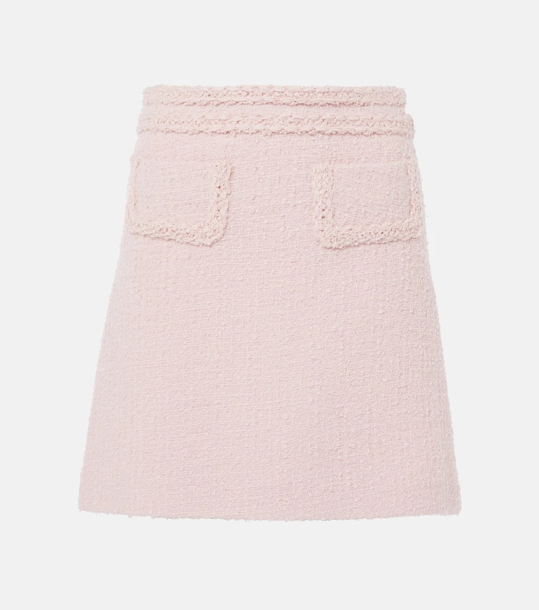 Giambattista Valli - High-rise wool-blend miniskirt