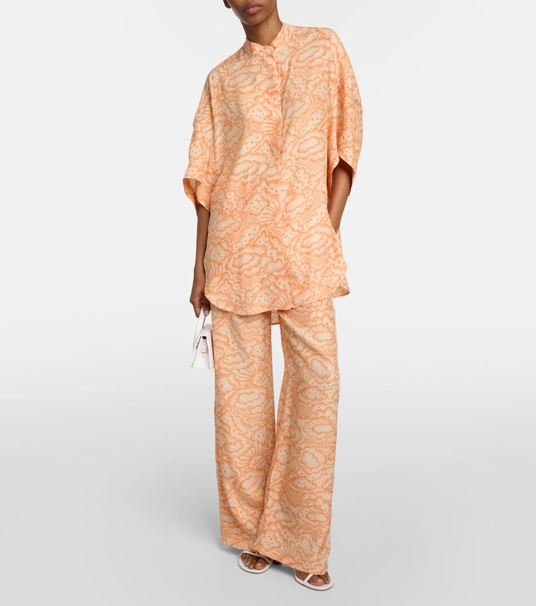 Stella McCartney - Mid-rise silk pants