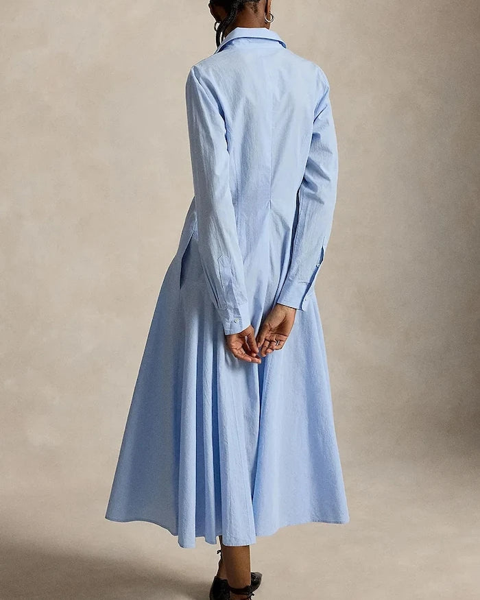 Polo Ralph Lauren pamuklu gömlek elbise