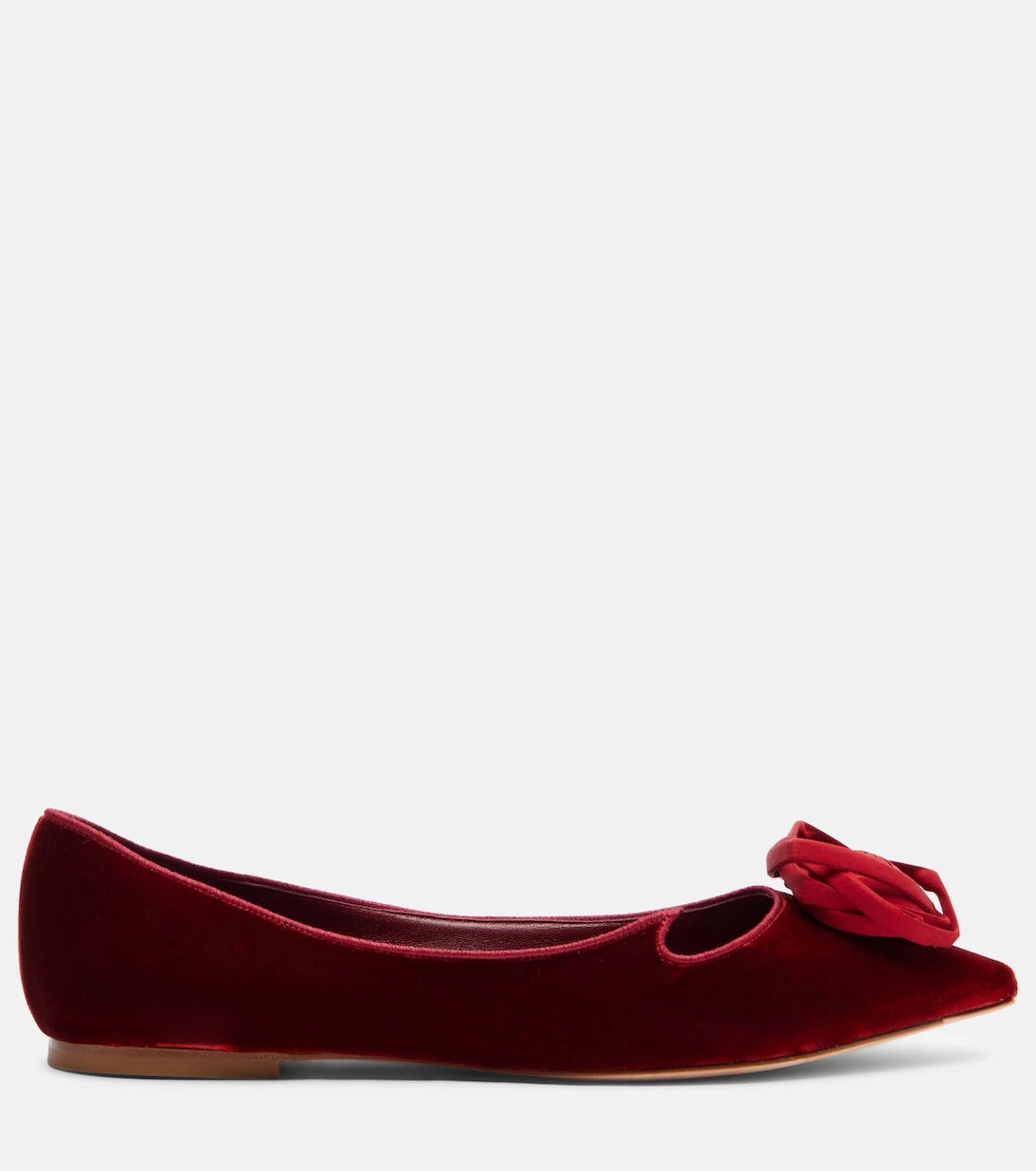 Roger Vivier - Rose Vivier velvet ballet flats