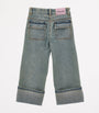Embroidered Straight Jeans (2-16 Years) STONE+BEIGE