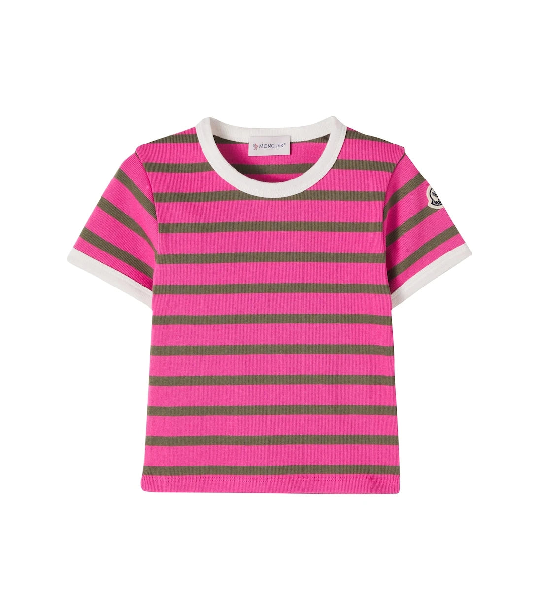 Moncler Enfant - Striped cotton T-shirt