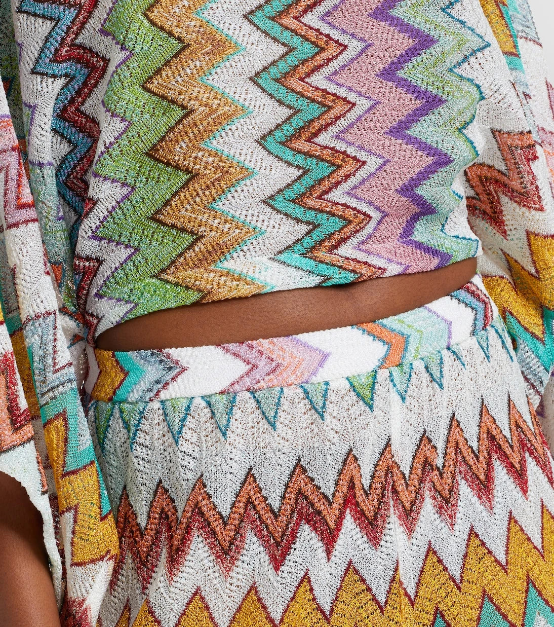 Missoni - Zigzag lamé wide-leg pants