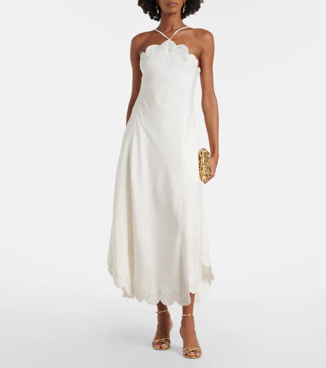 Simkhai - Gillian linen-blend midi dress