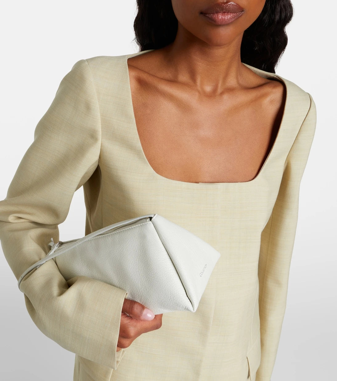 Calvin Klein Collection - Aurelis Small leather shoulder bag