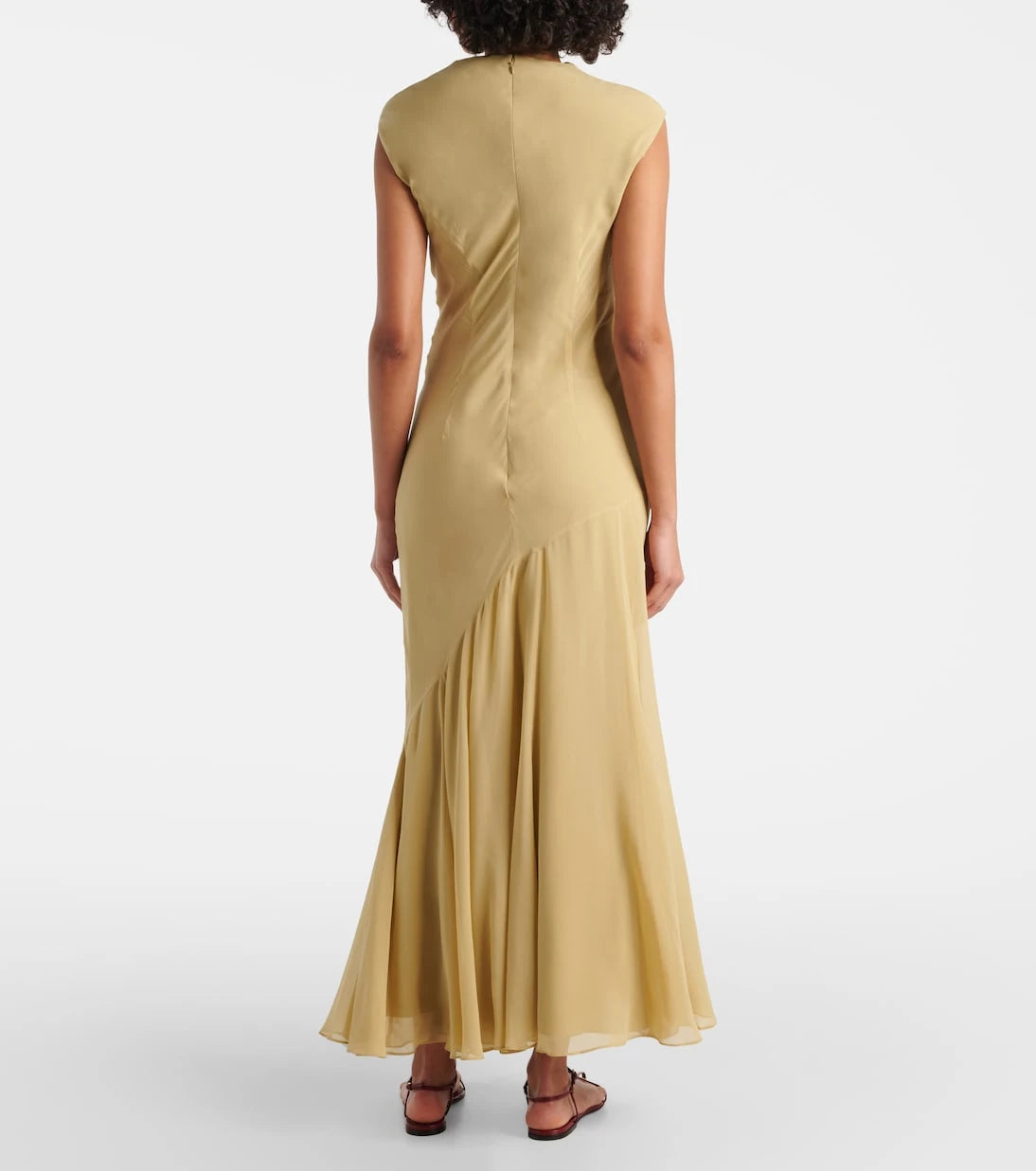 Tove - Erin silk chiffon maxi dress