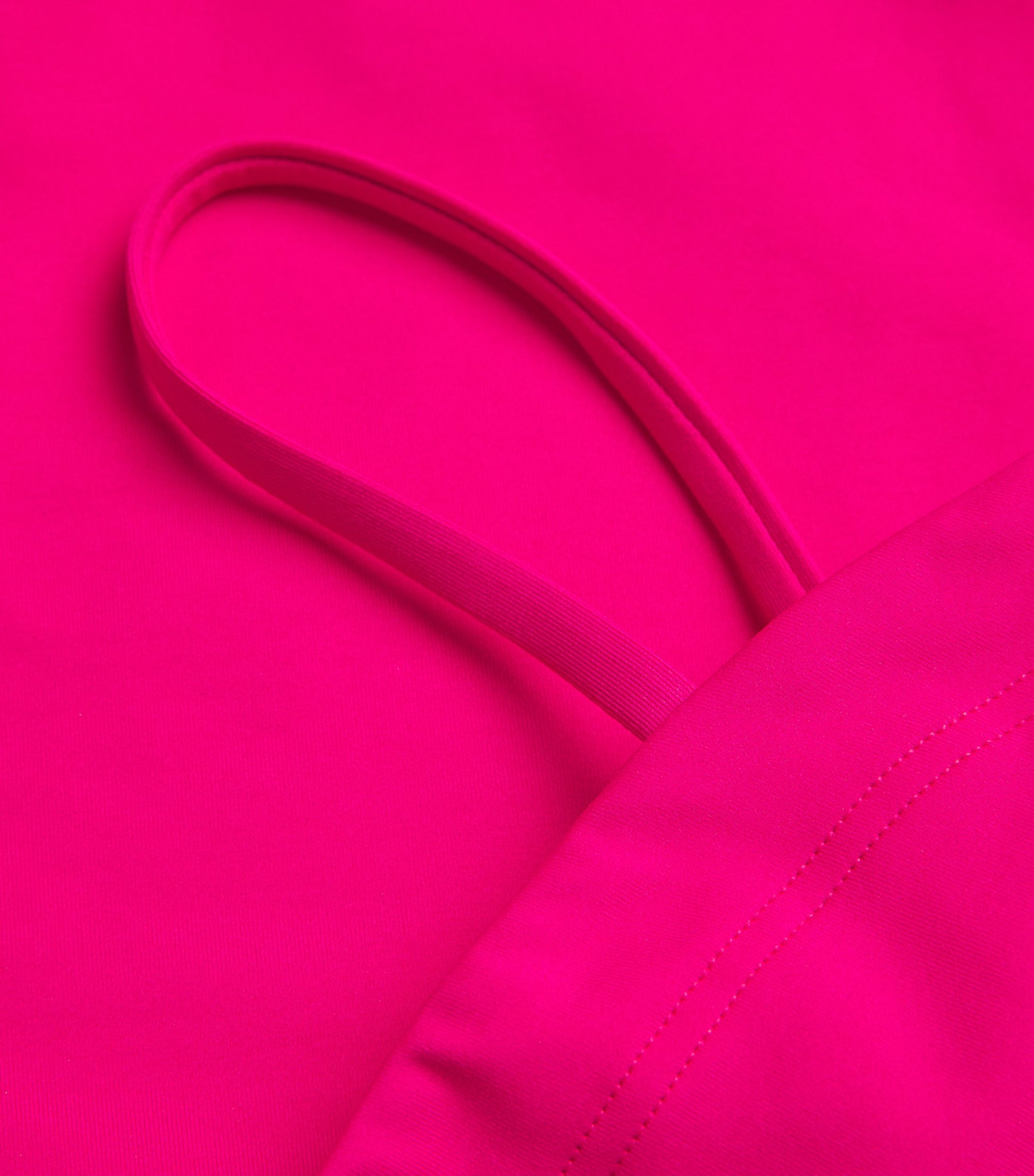 Pink Square-Neck Aquarelle Swimsuit