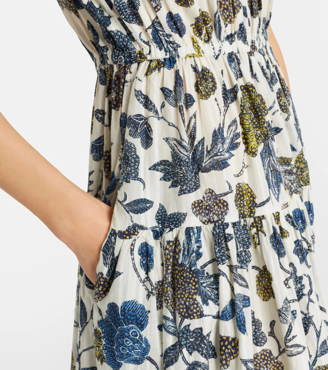 Ulla Johnson - Kairi gathered cotton-blend midi dress