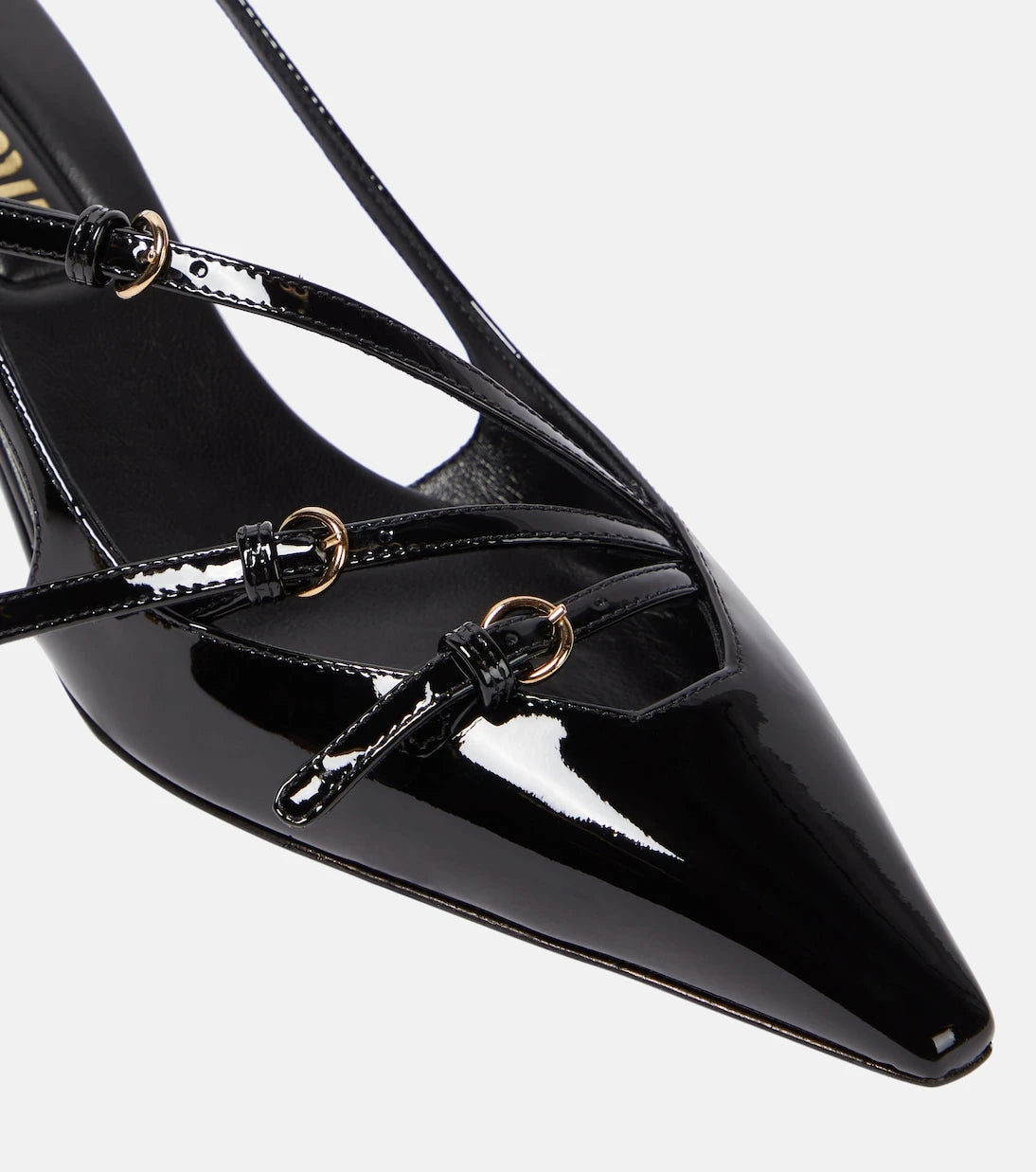 Miu Miu - Patent leather slingback pumps