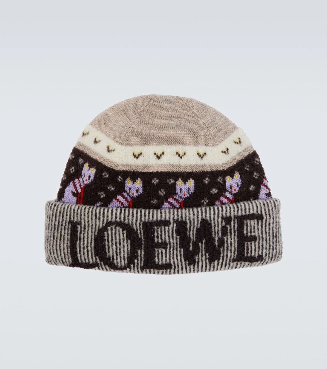 Loewe - x Louis Wain wool-blend beanie