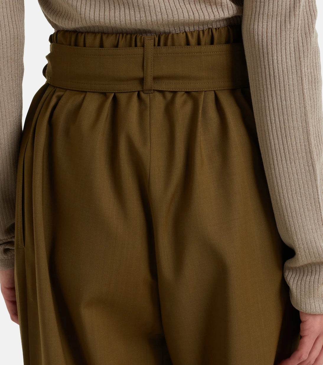 Max Mara - Wool wide-leg pants
