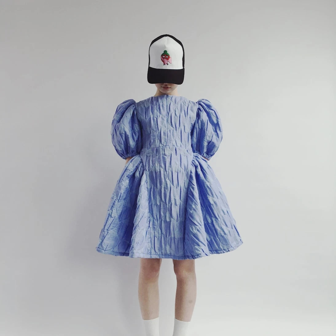 Caroline Bosmans - Balloon sleeve  tafetta dress