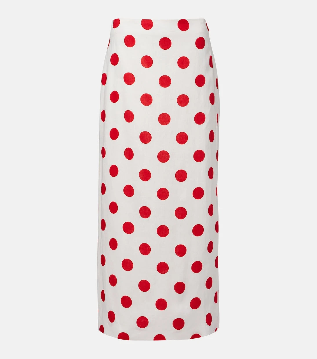 Cala de la Cruz - Bruna polka-dot linen maxi skirt