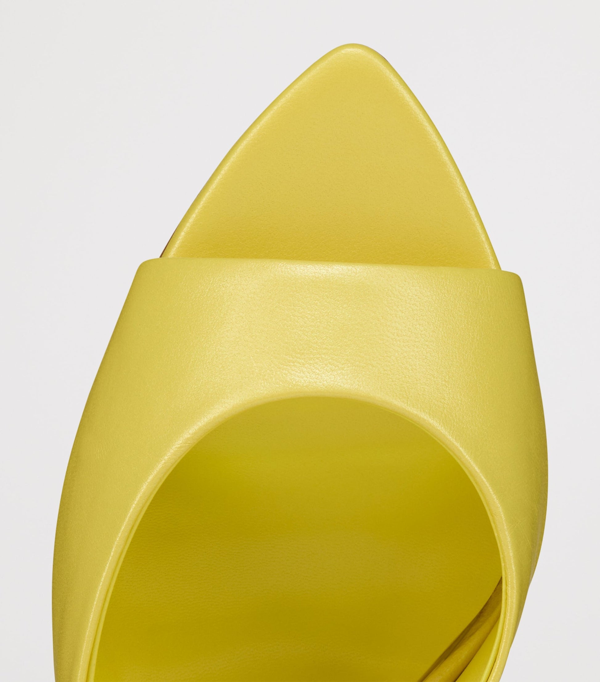Christian Louboutin Yellow Miss Z Patent Leather Heeled Mules 100