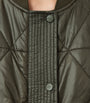 Green Quilted Alii Bomber Jacket