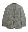 Ivory Merino Wool Gingham Cavendish Blazer