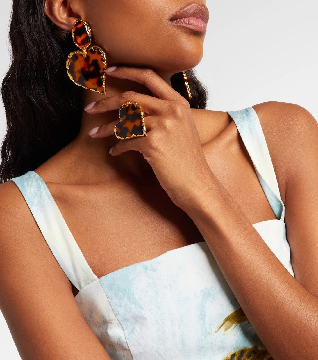Oscar de la Renta - Heart embellished ring