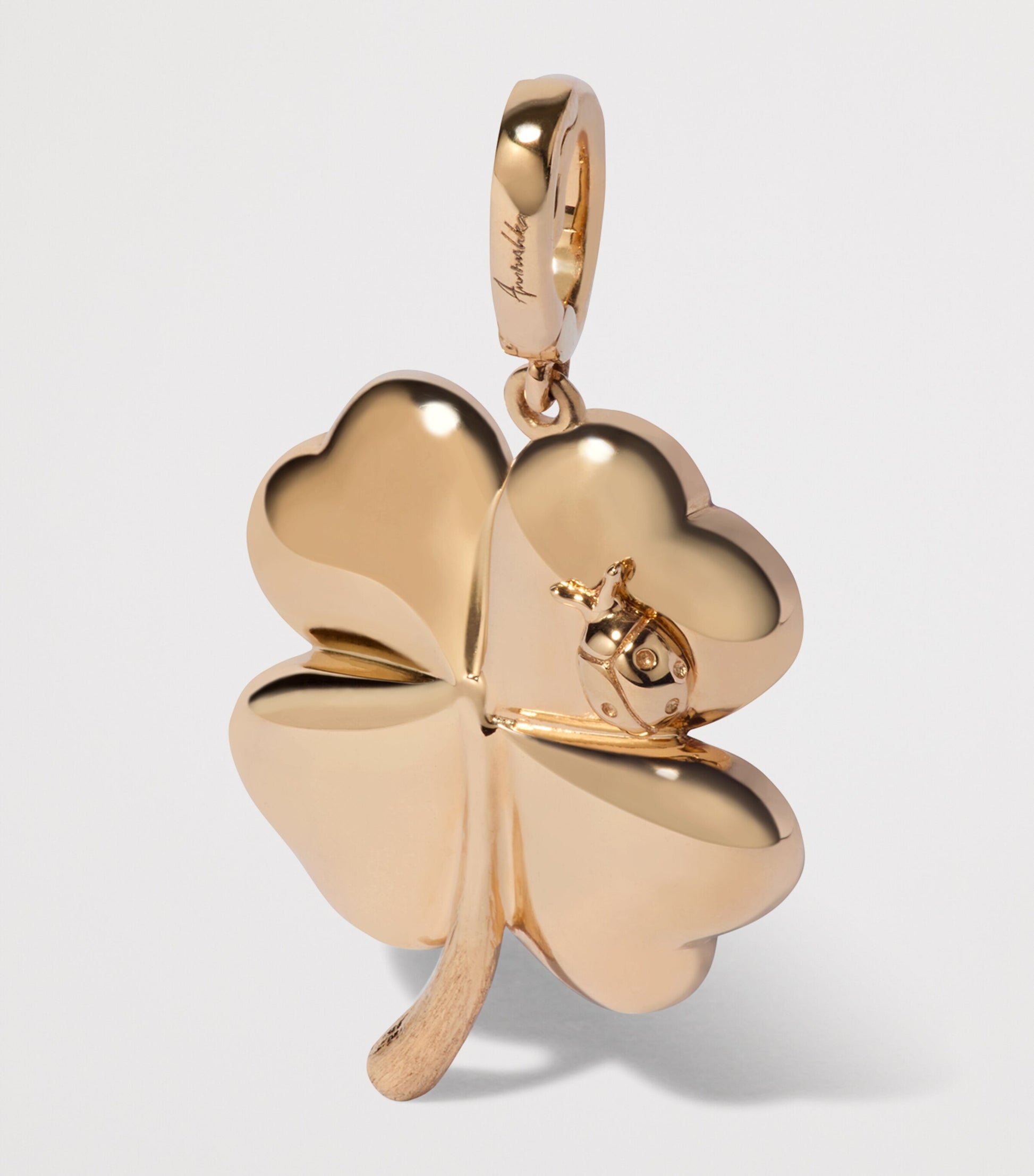 Yellow Gold and Diamond Mythology Clover Charm Pendant