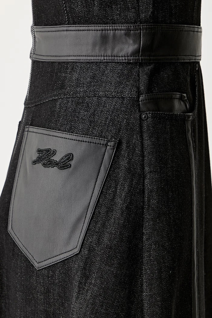 Karl Lagerfeld denim elbise