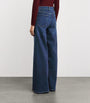 Blue Lyra Long Wide-Leg Jeans