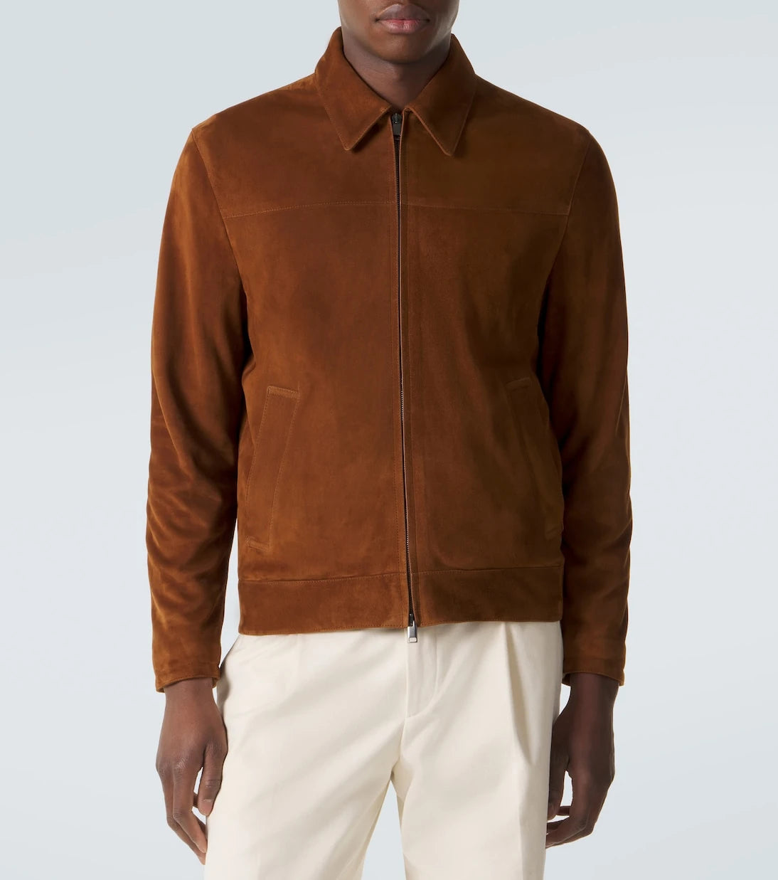 Brioni - Suede blouson jacket
