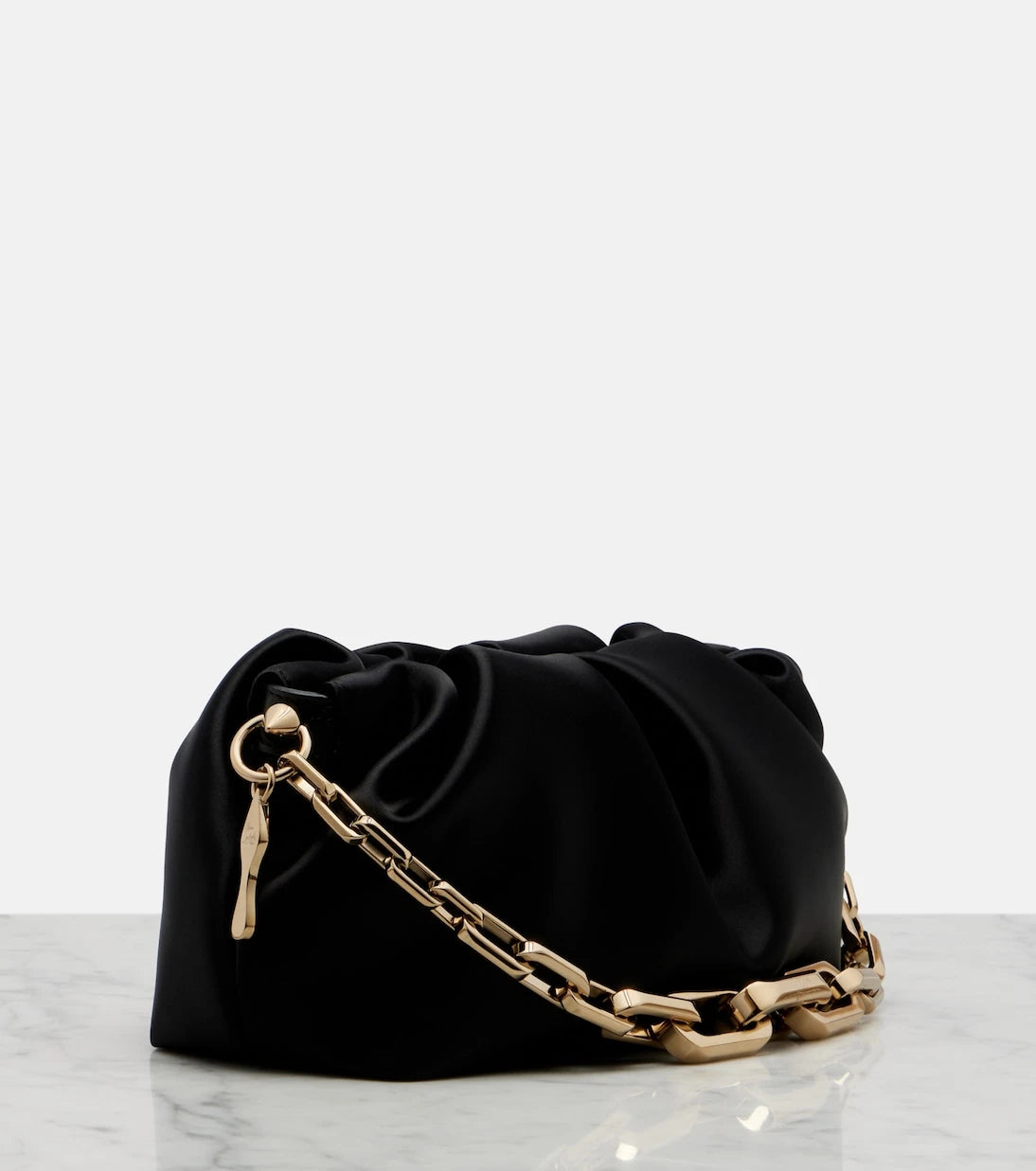 Christian Louboutin - Eva Small satin shoulder bag
